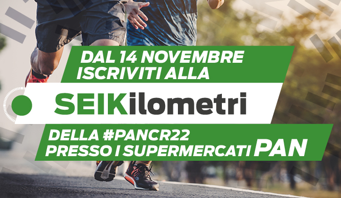 Sport e solidarietà: iscriviti alla SeiKilometri presso un punto vendita PAN!